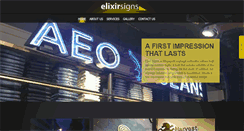 Desktop Screenshot of elixirsigns.com