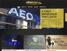 Tablet Screenshot of elixirsigns.com